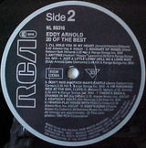 Eddy Arnold : 20 Of The Best (LP, Comp, RE)