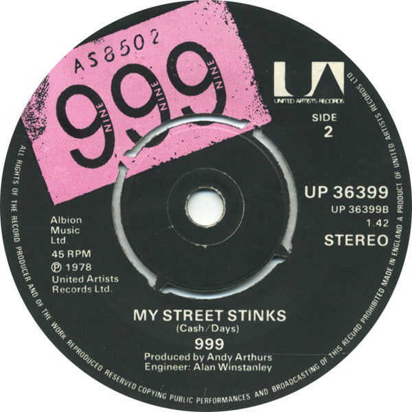 999 : Emergency (7", Kno)