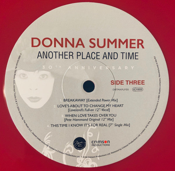 Donna Summer : Another Place And Time (LP, Album, RE, Red + LP, Comp, Whi + Dlx, RM, 30t)