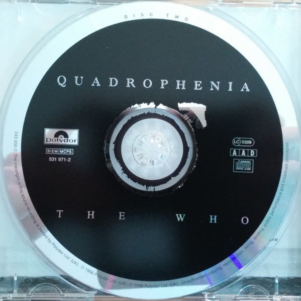 The Who : Quadrophenia (2xCD, Album, RE, RM)