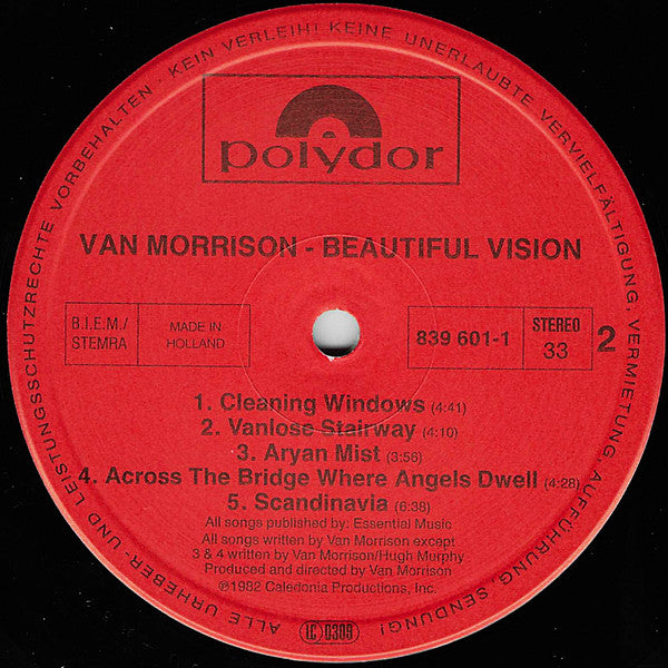 Van Morrison : Beautiful Vision (LP, Album)