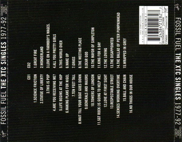 XTC : Fossil Fuel - The XTC Singles 1977-92 (2xCD, Comp, Ltd)