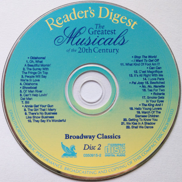 Various : The Greatest Musicals Of The 20th Century (5xCD, Comp)