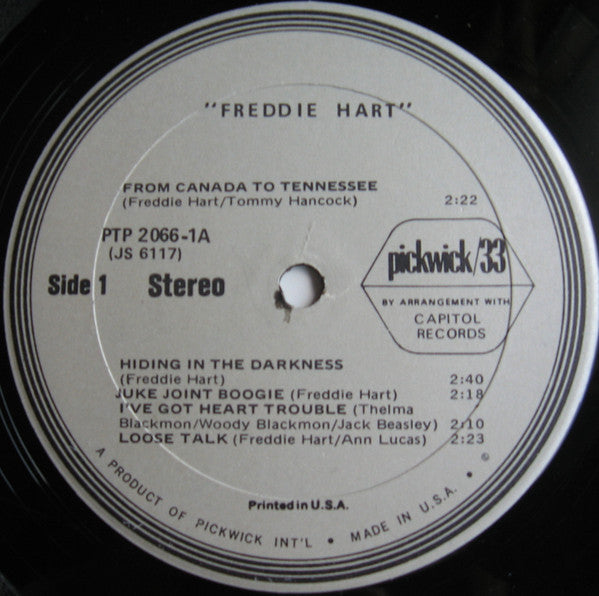 Freddie Hart : 2 Record Set (2xLP, Comp, RE, Gat)