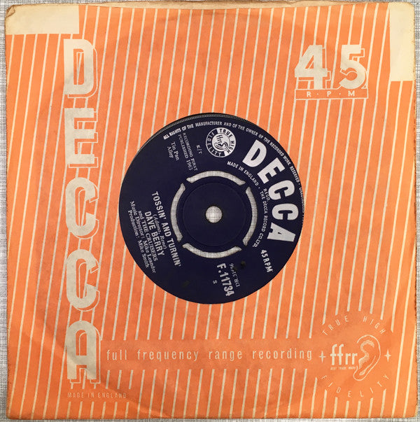Dave Berry & The Cruisers : Memphis Tennessee (7", Single)
