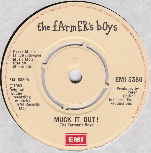 The Farmer's Boys : Muck It Out! (7", Single)