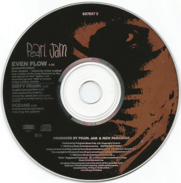 Pearl Jam : Even Flow (CD, Single)