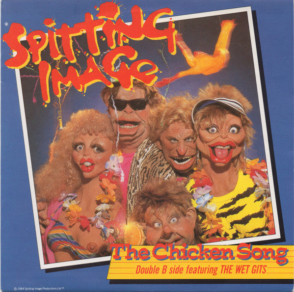 Spitting Image : The Chicken Song (7", Single, EMI)