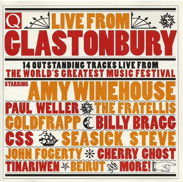 Various : Q Live From Glastonbury (CD, Comp)