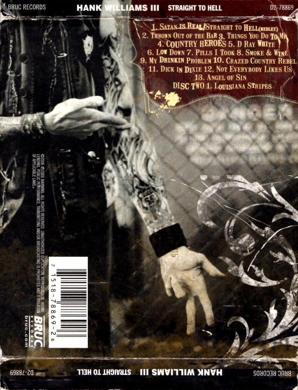 Hank Williams III : Straight To Hell (2xCD, Album)