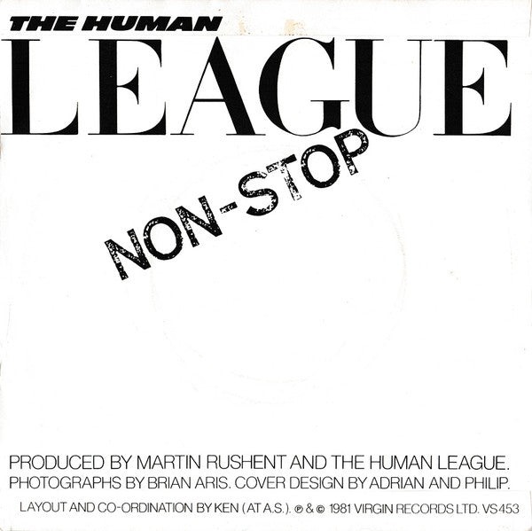 The Human League : Open Your Heart (7", Single)