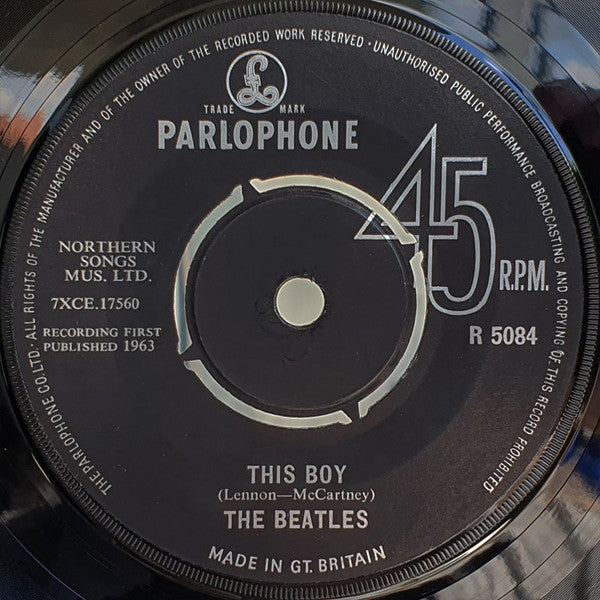 The Beatles : I Want To Hold Your Hand (7", Single, Mono)