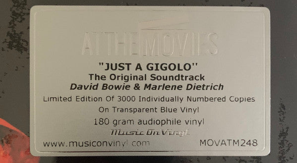 Various : Just A Gigolo (The Original Soundtrack) (LP, Album, Dlx, Ltd, Num, Tra)