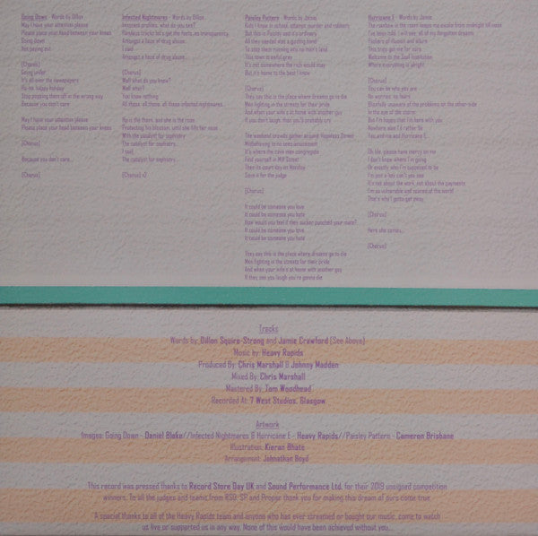 Heavy Rapids : Cash In Hand (12", EP, Ltd, Vio)