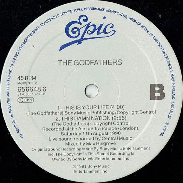 The Godfathers : Unreal World (12", Single)