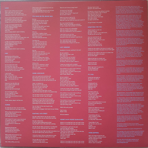 Simply Red : Home (LP, Album, RE, Red)