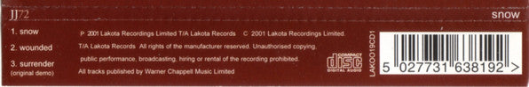 JJ72 : Snow (CD, Single, RE, CD1)