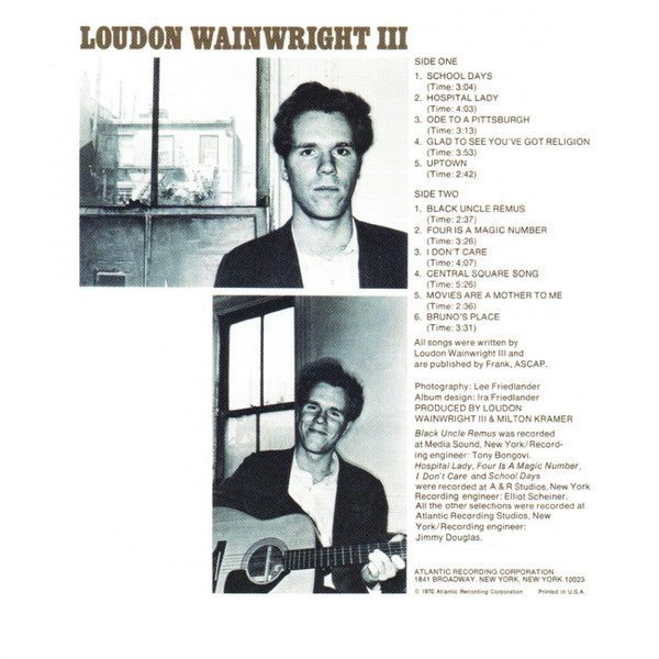 Loudon Wainwright III : Album I (CD, Album, RE)