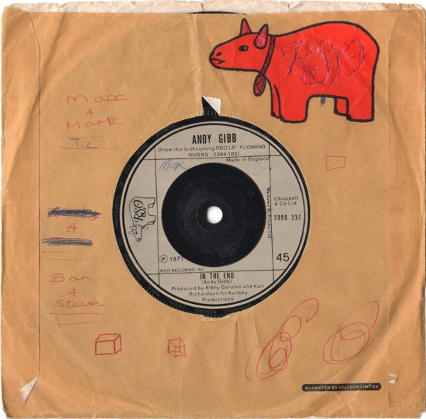 Andy Gibb - I Just Wanna Be Your Everything (7) (Very Good (VG)) - DaddyPop