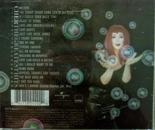 Cher : The Greatest Hits (CD, Comp)