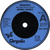 Deborah Harry : Backfired (7", Single, Blu)