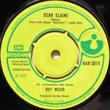 Roy Wood : Dear Elaine (7", Single)