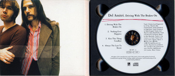 Del Amitri : Driving With The Brakes On (CD, Single, Ltd)