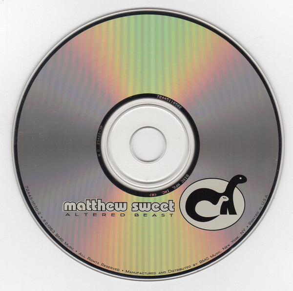 Matthew Sweet : Altered Beast (CD, Album, Yel)