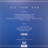 C.R.A.C. : All For You (LP, Album, RE)