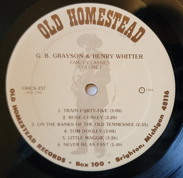 Grayson & Whitter : Early Classics - Volume I (LP, Comp)