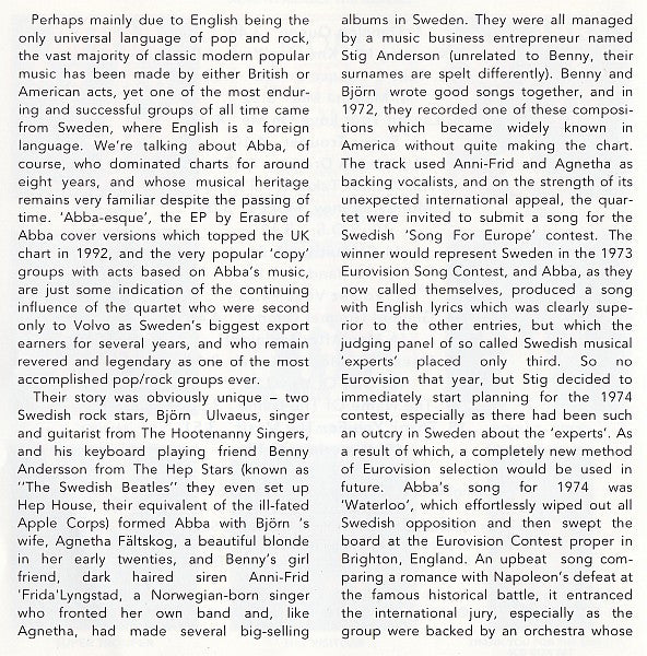 ABBA : Gold: Greatest Hits (CD, Comp, Club, RM)