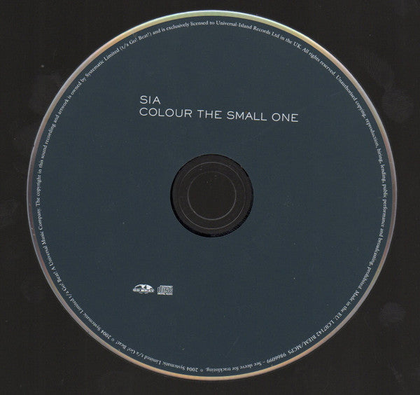 Sia : Colour The Small One (CD, Album, RE)