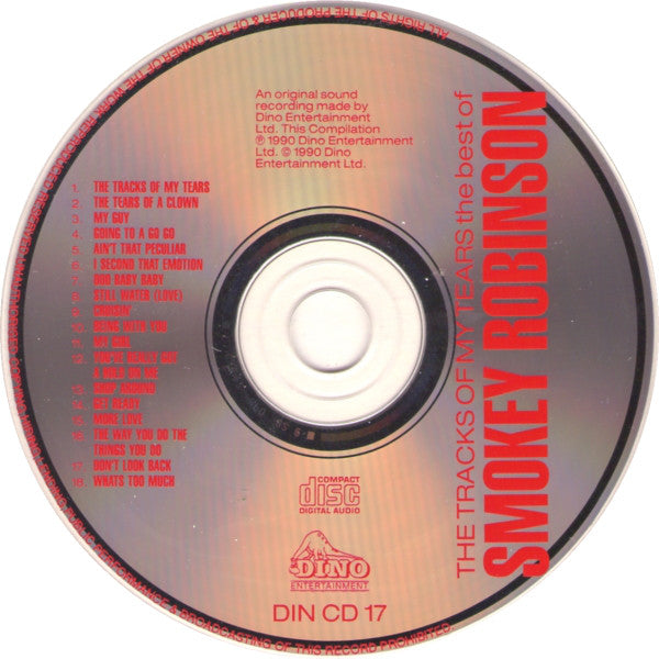 Smokey Robinson : The Tracks Of My Tears - The Best Of Smokey Robinson (Writer & Performer) (CD, Comp)