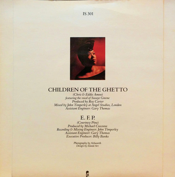 Courtney Pine : Children Of The Ghetto (7")