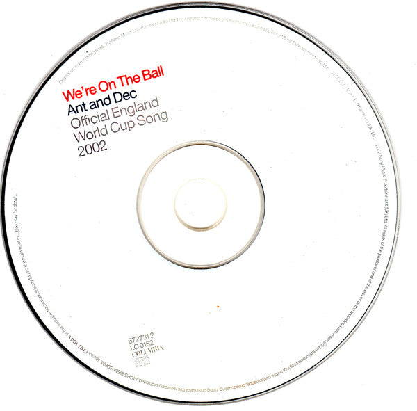 Ant & Dec - Were On The Ball (CD) (Good Plus (G)) - DaddyPop
