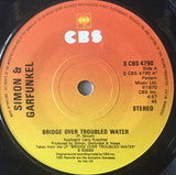 Simon & Garfunkel : Bridge Over Troubled Water (7", RE)
