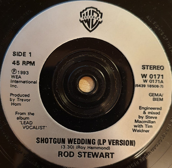 Rod Stewart : Shotgun Wedding (7", Single, Sil)