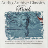 Johann Sebastian Bach, Stuttgarter Kammerorchester, Karl Münchinger : Brandenburg Concertos No. 1 In F Major & No. 5 In D Major (CD, Copy Prot., RE, RM)