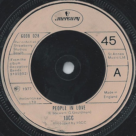 10CC : People In Love (7", Single)