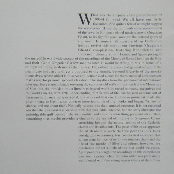 Coro De Monjes Del Monasterio De Santo Domingo De Silos : Gregorian Chants (CD)