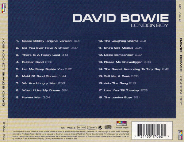 David Bowie : London Boy (CD, Comp, RE)