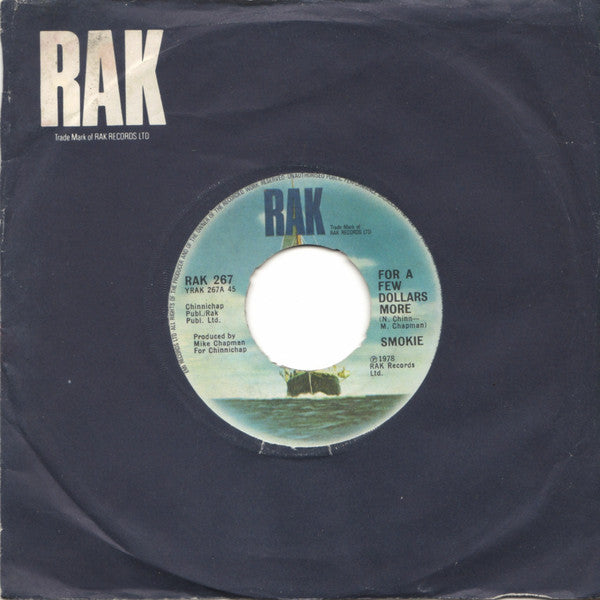 Smokie : For A Few Dollars More (7", Single, Kno)
