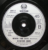 Status Quo : She Don't Fool Me (7", Single)
