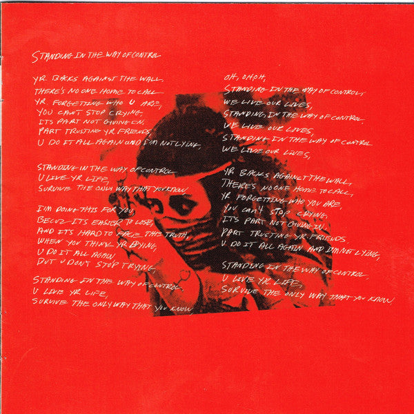 The Gossip : Standing In The Way Of Control (CD, Album)