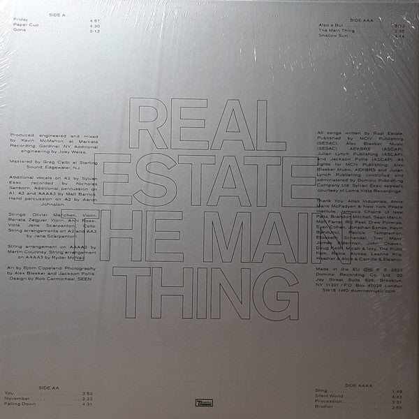 Real Estate (2) : The Main Thing (2xLP, Album, Ltd)