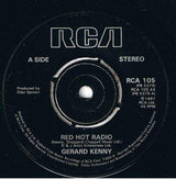 Gerard Kenny : Red Hot Radio (7", Single)