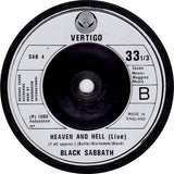 Black Sabbath - Die Young (7) (Very Good Plus (VG)) - DaddyPop