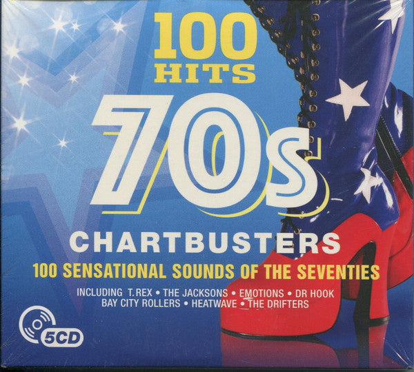 Various : 100 Hits 70s Chartbusters (5xCD, Comp + Box)