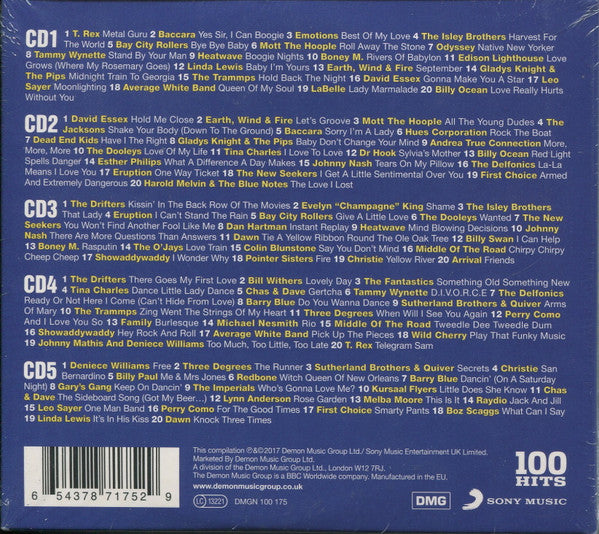 Various : 100 Hits 70s Chartbusters (5xCD, Comp + Box)