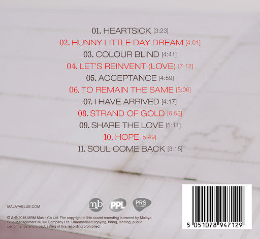 Malaya Blue : Heartsick (CD, Album)